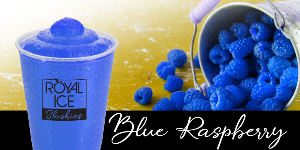 Blue Raspberry Royal Ice Slushie